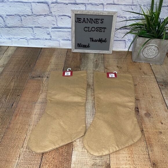 At home Mr. & Mrs. Christmas Stocking set - Picture 5 of 6